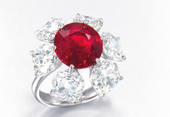 ruby diamond ring